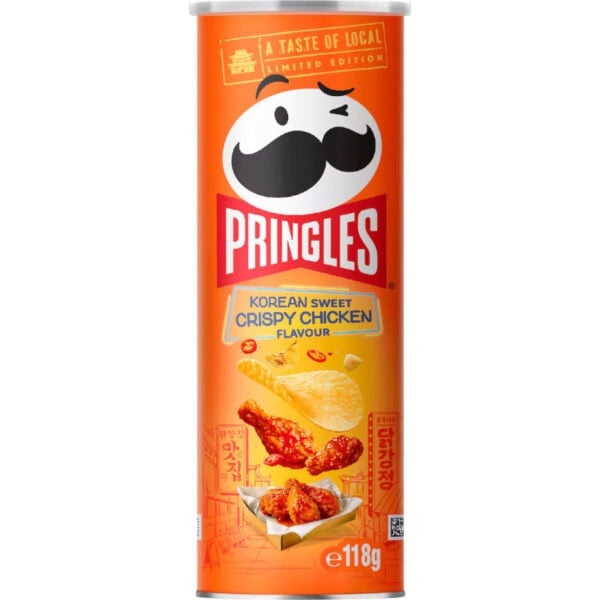 pringles korean sweet crispy chicken 118g