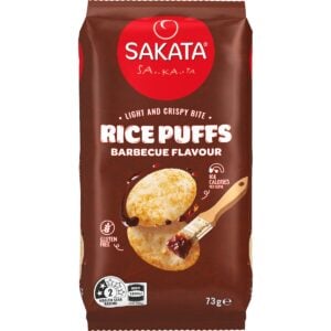 Sakata Rice Puff Crisps Barbecue 73g