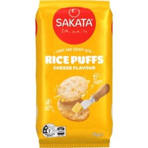 Sakata Rice Puff Crisps Cheese 73g