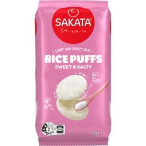 Sakata Rice Puff Crisps Sweet & Salty 73g