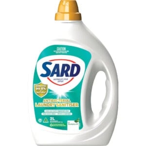 sard antibacterial laundry sanitiser eucalyptus oil 2l