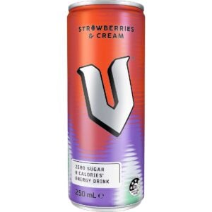 V Energy Drink Strawberries & Cream 250mL
