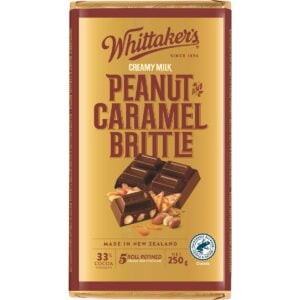 Whittaker's Block Peanut Caramel Brittle 250g