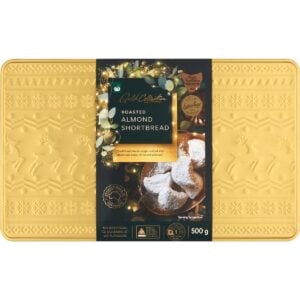 Woolworths Gold Roasted Almond Shortbread Cookies 500g