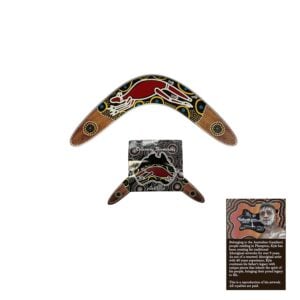 Large Boomerang Kangaroo Design - 28cm
