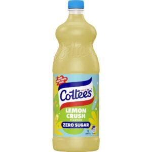 Cottees Lemon Cordial ZERO SUGAR 1L