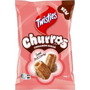 Twisties Churros Cinnamon Sugar 120g
