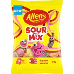 Allens Lollies Sour Mix 160g