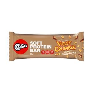 BSc X Violet Crumble Soft Protein Bar Caramel Honeycomb 55g
