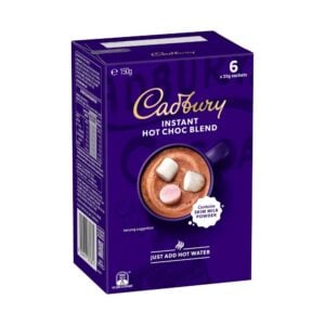 Cadbury Instant Hot Chocolate 150g 6 Pack