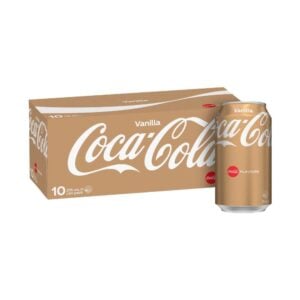 Coca-Cola Vanilla Soft Drink Multipack Cans 10x375ml 10 pack