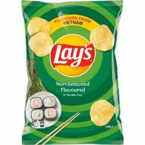 Lay's Thin Potato Chips Nori Seaweed 150g