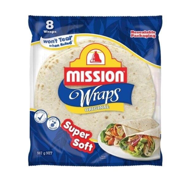 Mission Original Wraps 8 Pack 567g