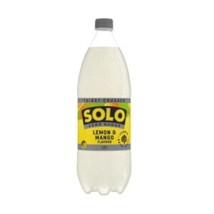 Solo Lemon Mango Zero Sugar Soft Drink 1.25L