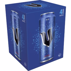V Energy Blue Drink 500mL x 4 pack