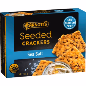 Arnott's Seeded Crackers Sea Salt 100g