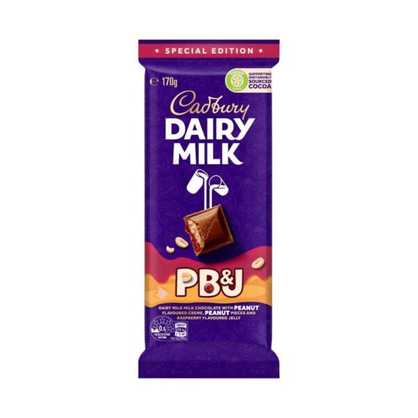 Cadbury Dairy Milk Block Peanutbutter Jelly 170g