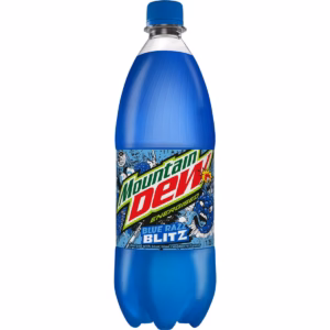Mountain Dew Blue Razz Blitz Sour Blue Raspberry Flavour Soft Drink 1.25L