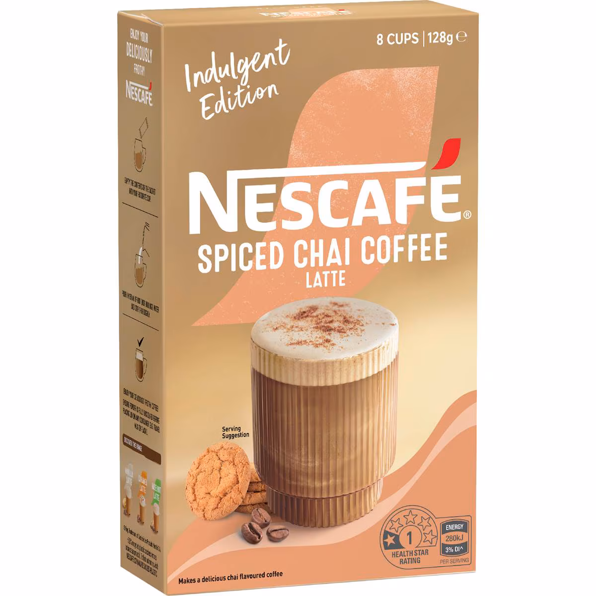 Nescafe Spiced Chai Coffee Latte 8 pack
