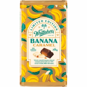 Whittaker's Banana Caramel Chocolate Block 250g
