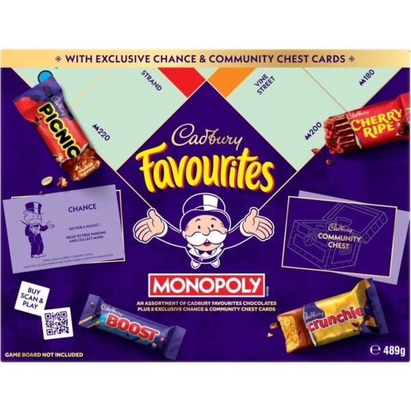 Cadbury Favourites Monopoly Games Box 489g