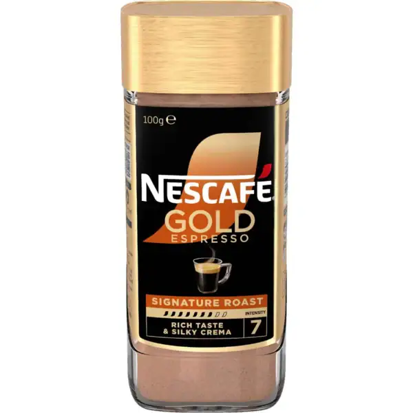 Nescafe Gold Espresso Signature Roast Instant Coffee 100g