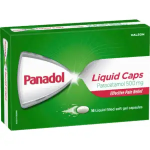 Panadol Liquid Capsules With Paracetamol 500mg 16 pack