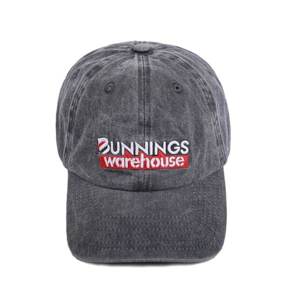 Bunnings Black Washed Cap