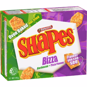 Arnott's Bizza Shapes Crackers 170g