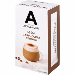 Avalanche Strong Cappuccino Sachets 10 pack