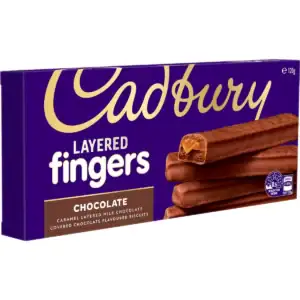 Cadbury Layered Fingers Biscuits Chocolate 120g