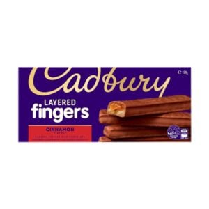 Cadbury Layered Fingers Cinnamon Biscuits 120g