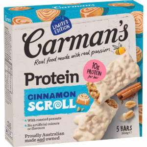 Carman's Protein Bar Cinnamon Scroll 5 pack
