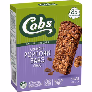 Cobs Crunchy Popcorn Bars Choc 5 pack