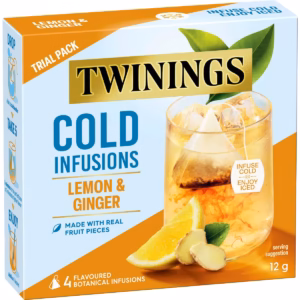Twinings Cold Infusions Lemon & Ginger 4 pack