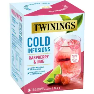 Twinings Cold Infusions Raspberry & Lime 14 pack