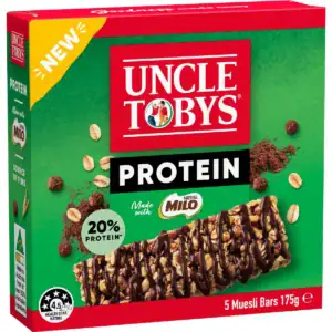 Uncle Tobys Protein Milo Muesli Bars 175g