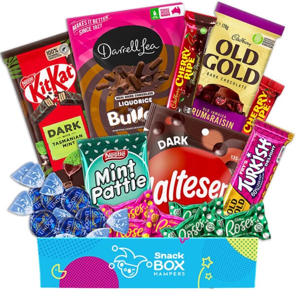 Australian assorted dark chocolate gift hamper