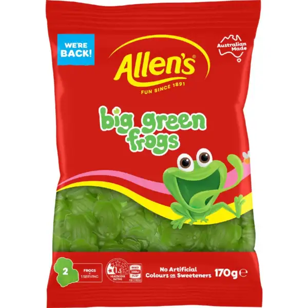 Allen's Big Green Frogs 170g