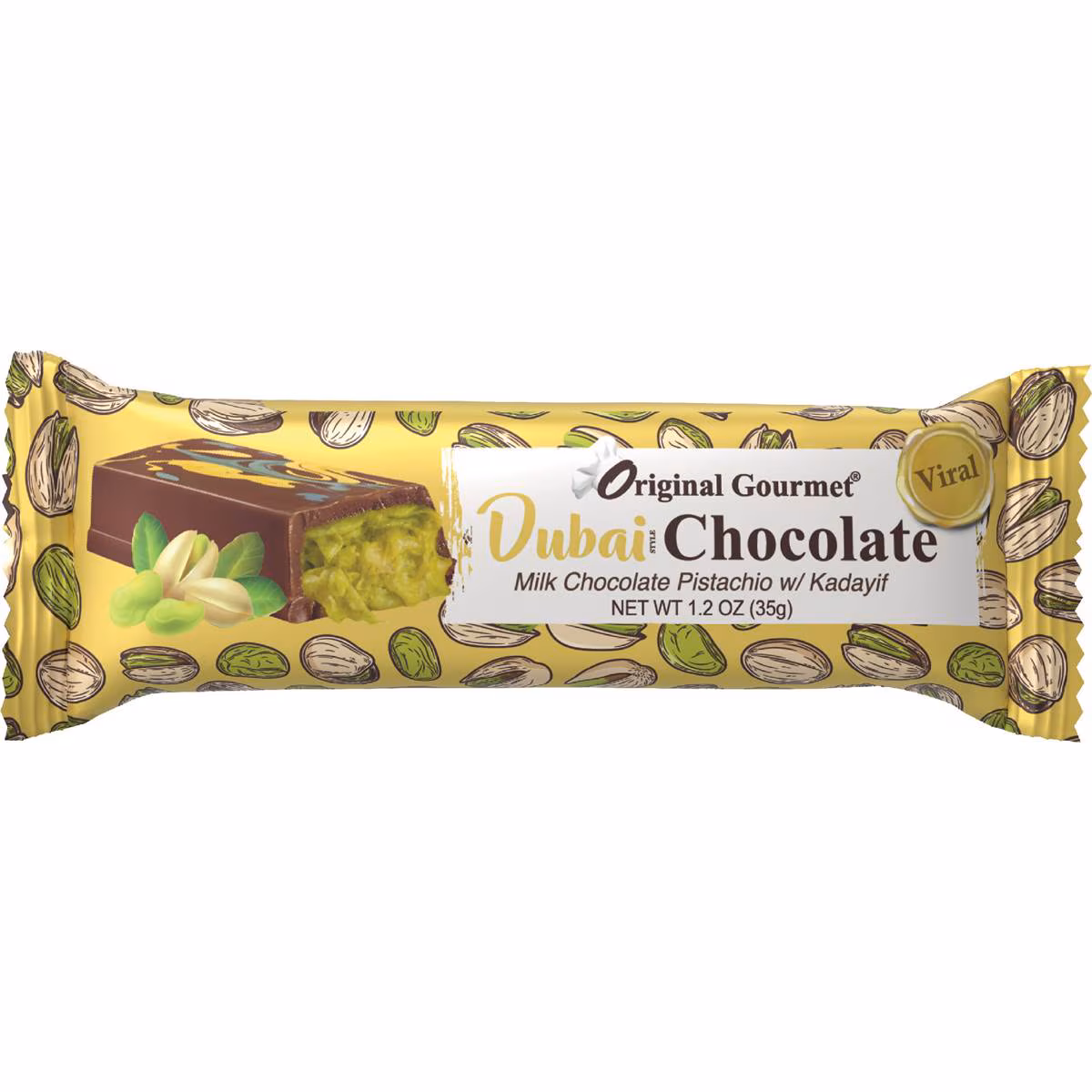 Original Gourmet Dubai Chocolate Bar 35g
