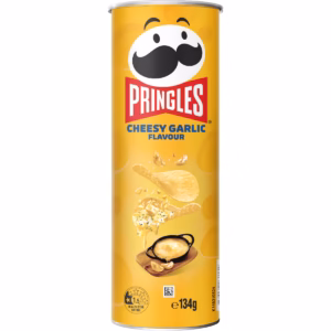 Pringles Cheesy Garlic Potato Chips 134g