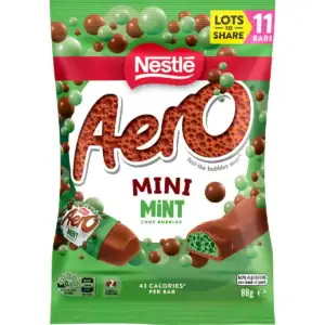 Aero Mini Mint Choc Bars 88g 11 pack