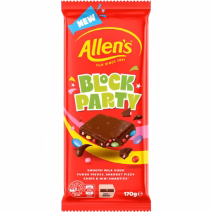 Allens Party Mix Choc Block 170g