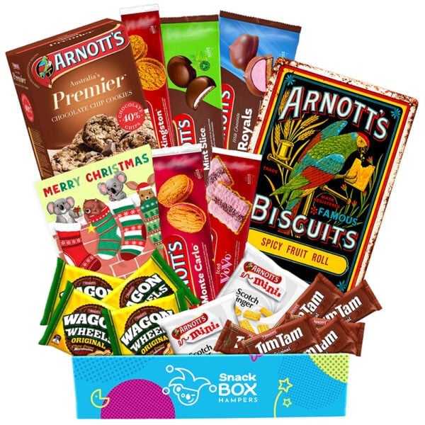 christmas arnotts gift box hamper