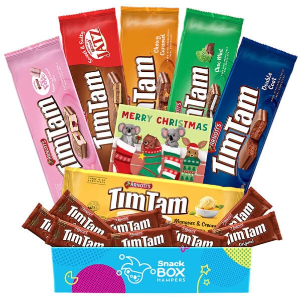 australian arnotts tim tam christmas gift hamper
