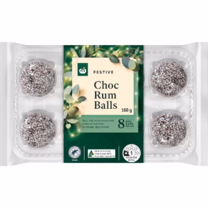 Festive Choc Rum Balls 8 pack