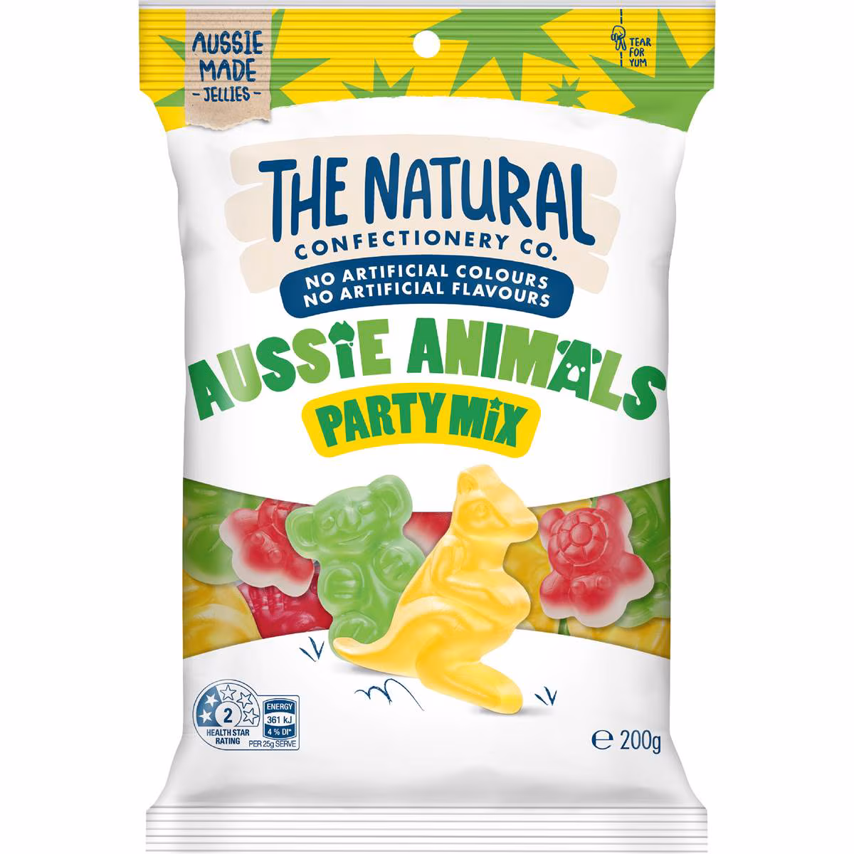 The Natural Confectionery Co. Aussie Animals Party Mix 200g