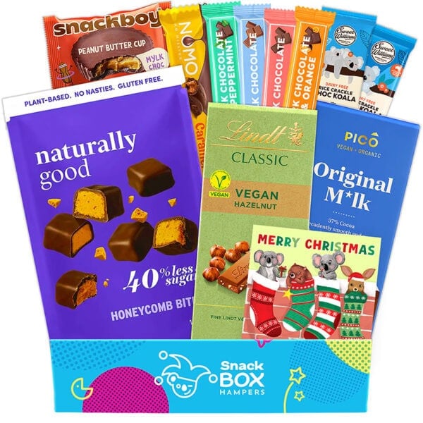 Christmas Vegan Snack Gift Box Hamper