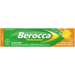 berocca performance orange effervescent tablets 15 pack 1