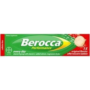 berocca performance original effervescent tablets 15 pack